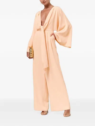 Savel Knot-embellishment Jumpsuit In Neutral