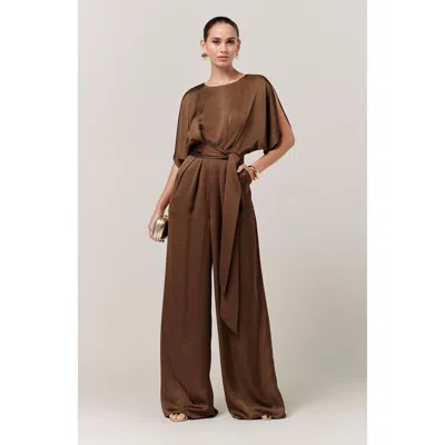 Savel Mona Jumpsuit In Brown