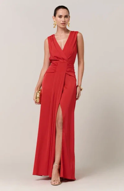 Savel Reannah Maxi Dress In Red
