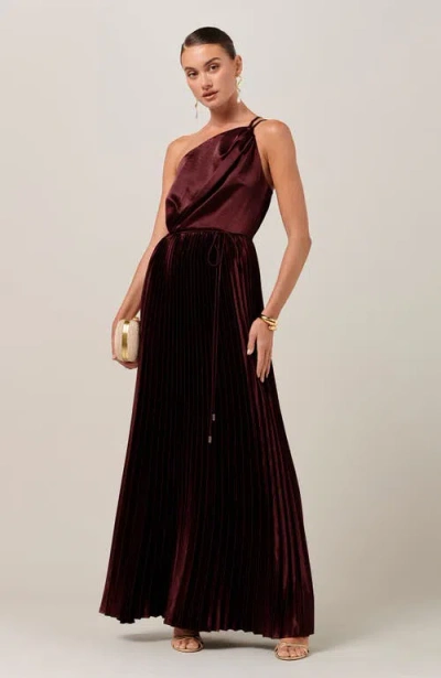 Savel Trixie Maxi Dress In Burgundy