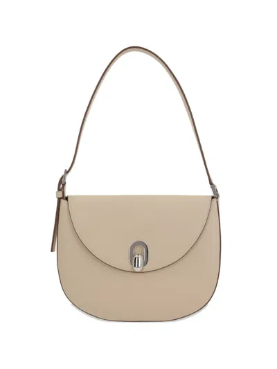 Savette Adjustable-strap Shoulder Bag In Neutral