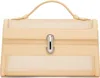 Savette Beige Symmetry Pochette Bag In 111 Ecru
