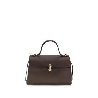 Savette Brown Calf Leather Bos Taurus Handbag