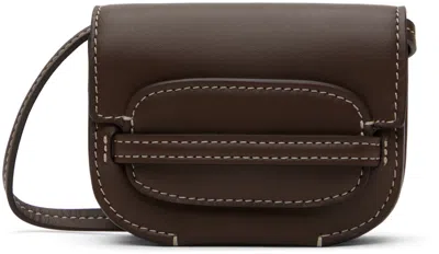 Savette Brown Sport Card Bag In 201 Coffee
