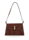 Savette Structured Brown Handbag With Timeless Design In Brown