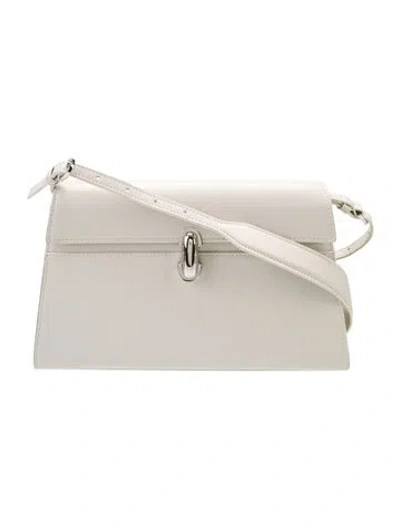 Pre-owned Savette Calf Leather Symmetry In Neutral