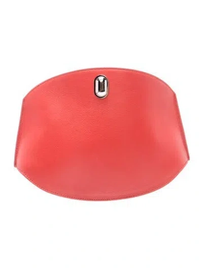 Pre-owned Savette Calfskin Tondo In Pink