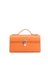 Savette Symmetry Clutch In Orange