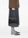 Savette Symmetry Leather Shoulder Bag In Black