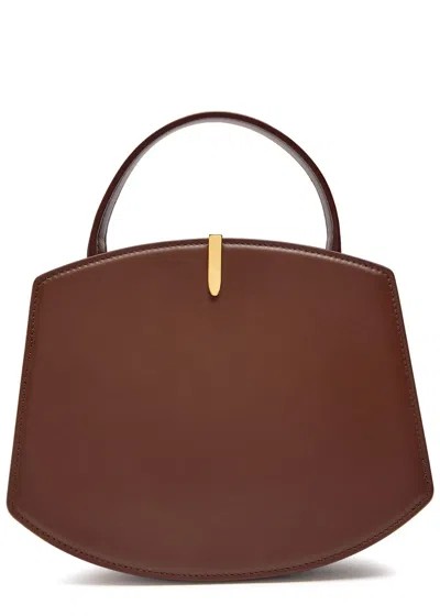 SAVETTE SAVETTE FLORENCE 20 LEATHER TOP HANDLE BAG