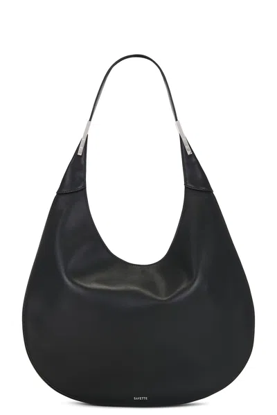Savette Florence Hobo Bag In Black