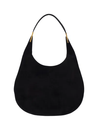 Savette 'florence' Large Shoulder Bag In Black