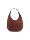 Savette Small Florence Hobo Shoulder Bag In Brown