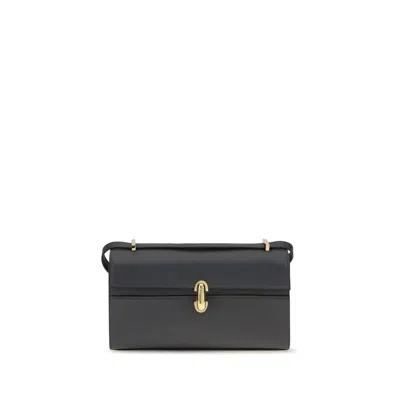 Savette Gray Calf Leather Bos Taurus Shoulder Women's Bag
