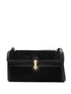 Savette Women Symmetry 26 In Suede With Smooth Calf Trim In Black