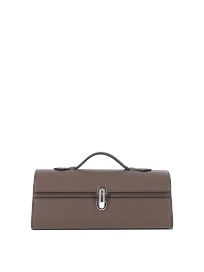 Savette Hand Pouch In Taupe