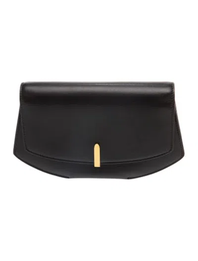 Pre-owned Savette Leather Florence In Black