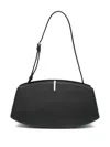 Savette Leather Shoulder Bag In Black