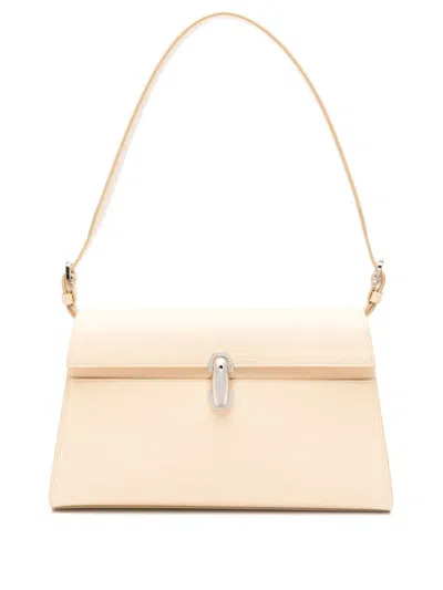 Savette Leather Shoulder Bag In Neutrals