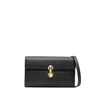 Savette Symmetry Mini Textured-leather Shoulder Bag In Black