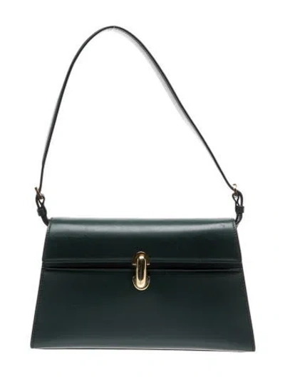 Pre-owned Savette Leather Symmetry In Green