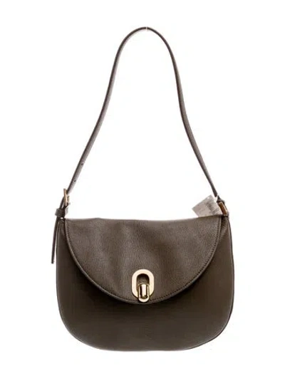 Pre-owned Savette Leather Tondo In Brown