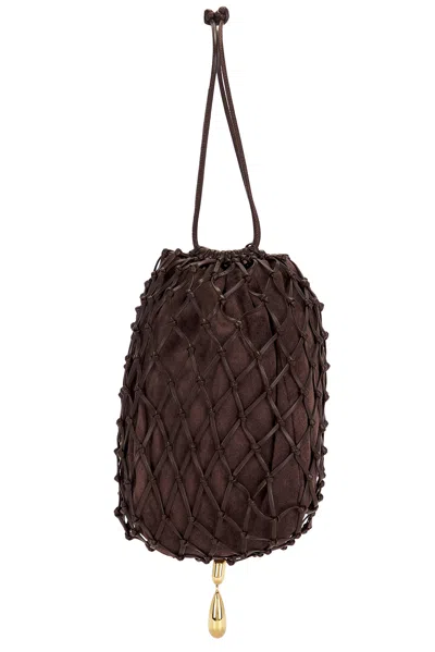 Savette Macrame Pouch In Coffee