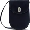 Savette Navy Tondo Pouch In 410 Navy