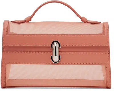 Savette Pink Symmetry Pochette Bag In 681 Camellia