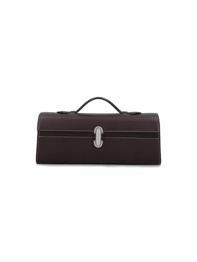 Savette Pouch "slim Symmetry" In Brown