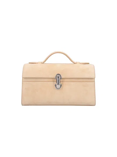 Savette Pouch "symmetry" In White