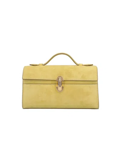 Savette Pouch "symmetry" In Yellow