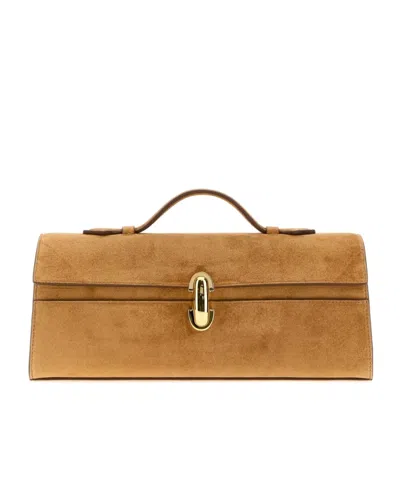 Savette Sleek Symmetrical Handbag In Brown