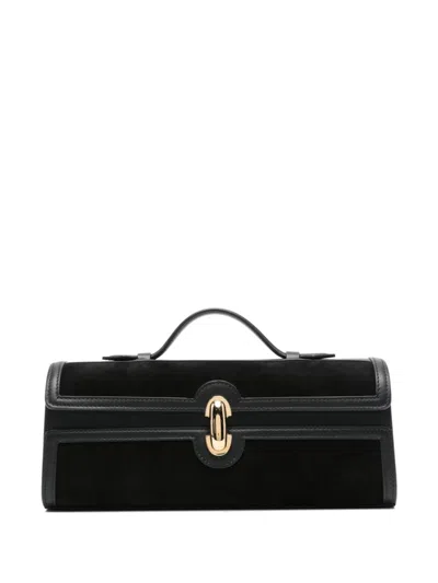 Savette Slim Symmetry Clutch Bag In Black