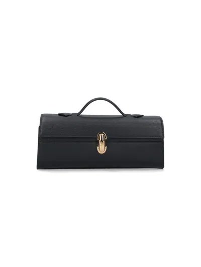 Savette Slim Symmetry Clutch In Black