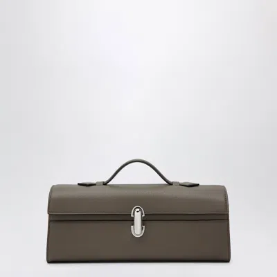 Savette Slim Symmetry Clutch In Gray