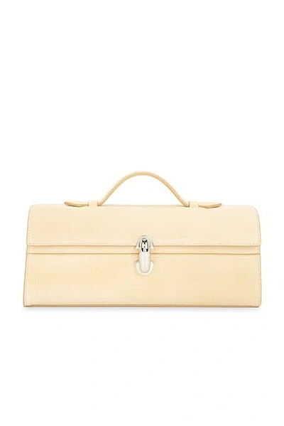 Savette Slim Symmetry Pochette Bag In Neutral