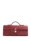 Savette Slim Symmetry Tote Bag In Red