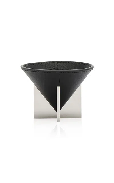 Savette - Small Dish With Metal Feet - Multi In Black