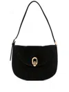 Savette Small Tondo Shoulder Bag In Black