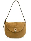 Savette Small Tondo Shoulder Bag In Brown