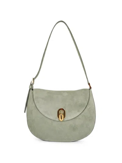 Savette Small Tondo Shoulder Bag In Brown