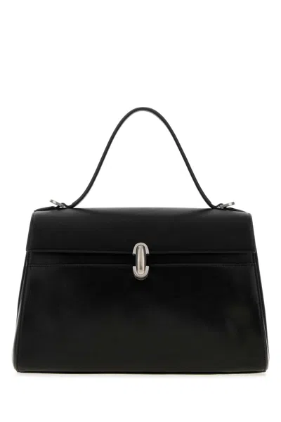 Savette Softer Symmetry Vintage Leather Mini Handbag In Black
