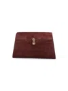 Savette Structured Brown Handbag With Timeless Design In Brown
