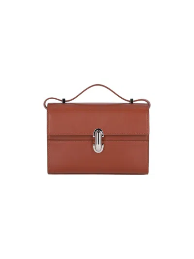 Savette "symmetry 19" Crossbody Bag In Brown