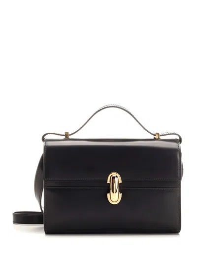 Savette Black Symmetry Pochette Leather Bag
