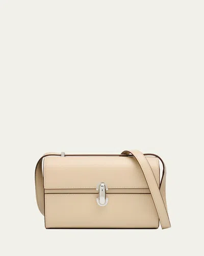 Savette Symmetry 19 Leather Top-handle Bag In Brown