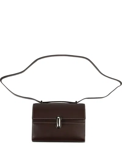 Savette Symmetry 19 Shoulder Bag In Braun