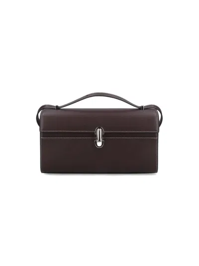 Savette "symmetry 26" Crossbody Bag In Brown