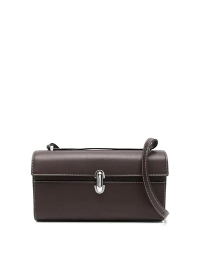Savette Symmetry 26 In Smooth Calf Leather In Brown